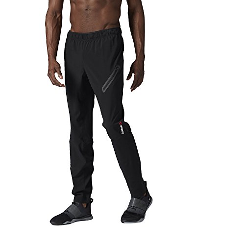 Men's Reebok ONE Series Woven Trackster Pant, Black, X-Large