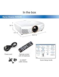 Epson Home Cinema 5050UB 4K PRO UHD 3 Chip Projector with HDR), Home Cinema 5050UB