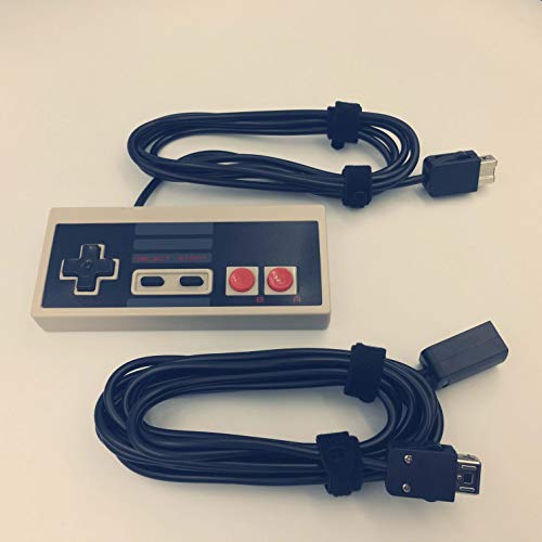 image for WZNANA NES Classic Game Controller 1.8M / 6ft(1-Pack) + NES Classic Co