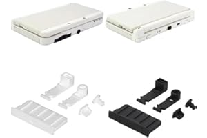 Silicone Dust Plug Earphone jack Charging Dock Dust Proof Protector Cover Cap for New 3DS XL/LL 3DSXL 3DSLL 2DS Cover (White)