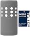 Thermi Protective Silicone Sleeve for Hydro Flask Water Bottles (18oz, 21oz, 32oz, 40oz, 64oz) (Translucent Grey, 40oz)