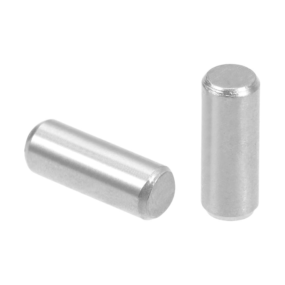 Unifizz 50Pcs 3 x 8mm Dowel Pin 304 Stainless Steel Shelf Pegs Support Shelves Silver Tone