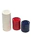 Bicycle Poker Chips - 100 Count with 3 Colors (3 Pack)