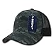 DECKY Camo Flat Bill Trucker Caps, Night/Black