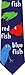 One Fish Two Fish Reversible Dr Seuss New Cartoon Novelty Tie