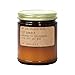P.F. Candle Co. Black Fig Classic Standard Scented Soy Wax Candle (7.2 oz) 40-50 Hour Burn Time, Amber Glass Jar, Made in The U.S.A.