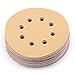 Sanding Disc, 5 Inch 8 Hole 400 Grit Hook and Loop Sandpaper, Random Orbital Sander Round Sand Paper by LotFancy, Pack of 100 primary
