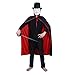 Ofocam Unisex Adult Halloween Cape Cloak Vampire Magician, Black&red, Size 55