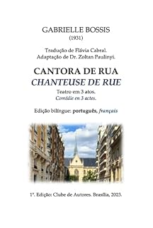 Livro Cantora De Rua (chanteuse De Rue): Edição Bilíngue (português, Français)