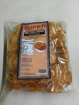 Super Red Chilli Papad (Rice Cracker)