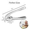 Garlic Press, Garlic Crusher Press to Press Clove and Smash Ginger Handheld Zinc Alloy Rust-Proof Tool for Kitchen