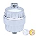 CrystalMX Shower Filters, High Output Universal Shower Head Hard Water Filter with Replaceable 3-Stage Filters Cartridge for Removing Chlorine and Heavy Metals, Chrome