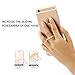Cell Phone Holder,COCOFU 2pcs 360° Rotation and 180° Flip Universal Finger Ring Stand/Grip/Kickstand/Mount,[Washable][Removable] Zinc Alloy Finger Loop for iPhone,Smartphones and iPads -Gold