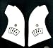 Premium Gun Grips Gambler w/aces Heritage Arms Rough Rider 6 and 9 Shot .22 &.22 Mag Synthetic Aces White Ivory