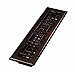 Decor Grates AJH212-RB Oriental Floor Register, 2x12 Inches, Rubbed Bronze Finish