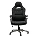 Gaming Chair, IntimaTe WM Heart Swivel Chair Racing Style High-back Ergonomic Pu Leather Executive Office Computer Desk Chair (Black)