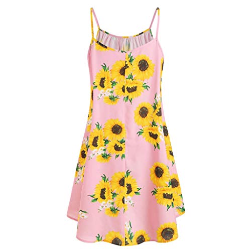3 Bandage+Smock+Frock+Sunflower+Spaghetti+Dress