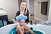 Kair V3 Air Cushioned Bath Visor with Adjustable Strap, Pink