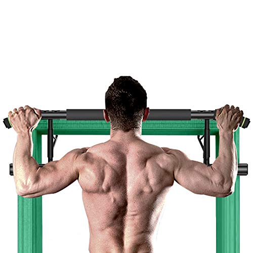 DeJAVU Lighting Pull Up Bar, Foldable Pull-Up Bar Doorway Trainer, No Assembly Required Folds Flat, 