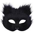 Starsouce Faux Fur Fox Mask Halloween Cosplay Party Costume Animal Furry Mask