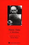 Hanns Eisler, , 371865573X
