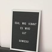 Cepewa Letter Board Stecktafel Memoboard Messageboard Schwarz Oder weiß