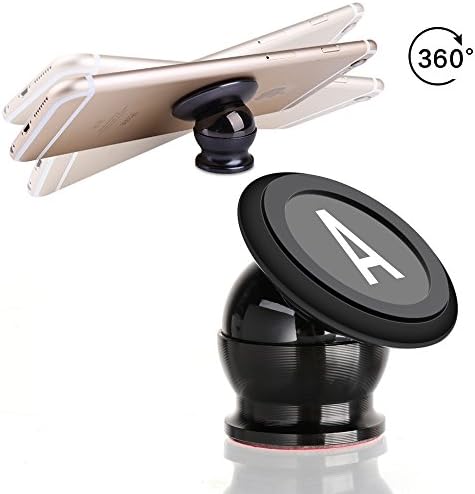 Assemer Magnetic Car Mount Phone Holder For Car Universal Dashboard Mount With Strong Magnetic for iPhone 6, 6S, SE, 6 Plus, 6S Plus, Galaxy S5,6,S7,S6 Edge, Note 3,4,5,GPS Mount