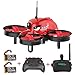 REDPAWZ R011 Micro FPV Racing Drone with 1000TVL Camera,VR Goggles, FOV 120°Wide-Angle Live Video Quadcopter, One Key Return, Headless Mode RTF Drone for Beginners and Adults, 2Pc Modular Battery