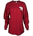 Official NCAA University of Alabama Crimson Tide UA ROLL TIDE! Women's Long Sleeve Spirit Jersey T-Shirt