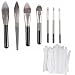 CLOTHOBEAUTY 40 pcs Makeup Brushes Pen Guard Protector Set Reusable Expandable Mesh Cover(Not include Brushes)
