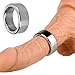FST Stainless Steel Cock Ring Male Delaying Ejaculation Penis Ring, 1.18''