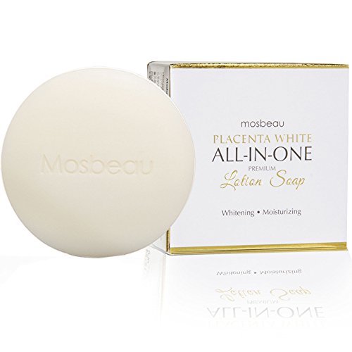 Authentic Mosbeau Placenta White All-In-One Whitening Facial Soap