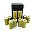 Rechargeable CR123A Battery, Veeki VK-BT16340 RCR123A 3.7V 700mAh Protected Li-ion 16340 Batteries 10Packs for High Drain Device (10PC+charger)