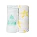 100% Organic Bamboo Muslin Swaddle Blankets (2 pack - 47