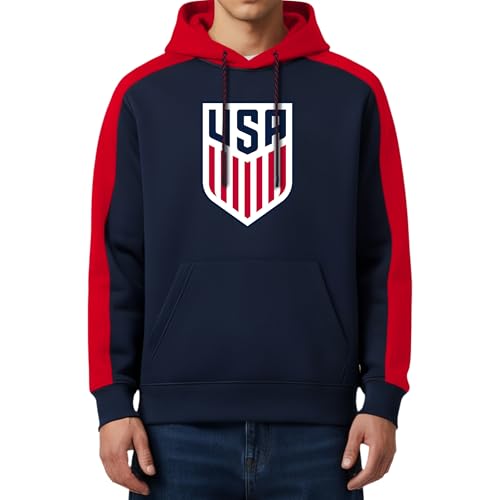 Icon Sports Officially Licensed US Soccer Federation Pullover Hoodie - Unisex A…