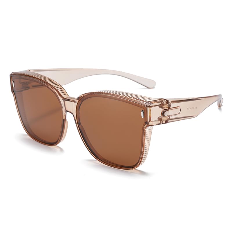 Farrobor About Polarized Sunglasses - UV400 Protection Covers Overlapping Sunglasses for Women and Men