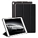 iPad Pro 10.5 Case, XULIS Lightweight Smart Case, PU Leather Front and Translucent Soft TPU Back with Stand and Magnetic Auto Sleep/Wake Function for iPad Pro 10.5 2017 Release (Tri-fold Black)