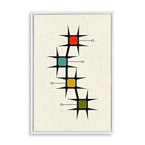 signwin Framed Canvas Wall Art Abstract Colorful Canvas...
