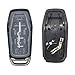 Dewangli Keyless Entry Key Fob Case Shell for Ford Edge Explorer Mustang Fusion 2015 2016 2017 (M3N-A2C31243300) 5 Button