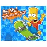 The Simpsons Party Invitations 8/Pack-2Pack