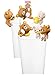 Kitan Club Putitto San-X Rilakkuma Cup Toy - Blind Box Includes 1 of 5 Collectable Figurines - Hangs on Thin, Flat Edges - Authentic Japanese Design - Made from Durable Plastic