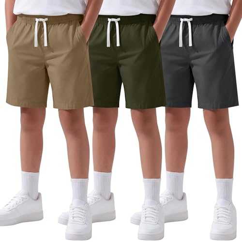 Mumucove Boys Uniform School Shorts 3-color