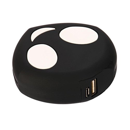 External Battery, Hometom Cartoon Emoji 8800mAh Portable USB External Battery Charger Power Bank (E)