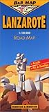Image de B&B Lanzarote Laminated Road Map (B&B Maps)