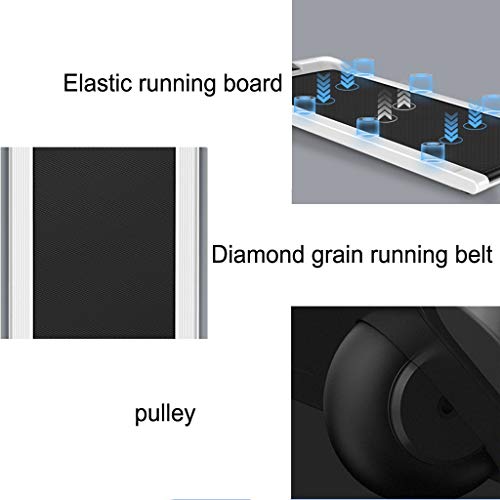 FASESH-Folding-Treadmill-Under-Desk-Foldable-Electric-Shock-Absorbing-Treadmill-wRemote-Control-LED-Display-for-Home-Gym-Office-Apartment-Installation-Free-Portable-WalkingRunning-Trainer