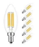 Lamsky E14 Dimmable LED Bulb,110V 600Lumens 60W