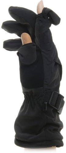 Freehands Men's Soft Shell Ski/Snowboard Gloves Large Black