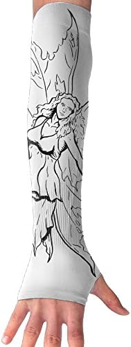 Fairy Tattoo Uv Protection Cooling Arm Sleeves Hand Cover Cool Kids Sleeves Hand Casual Arm Sleeves With Thumb Holes
