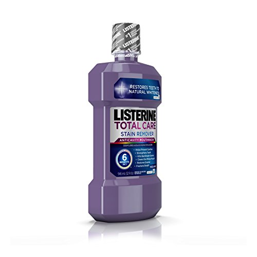 Listerine Total Care Stain Remover Anticavity Mouthwash , Fresh Mint