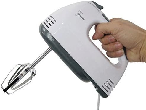 Divinezon Hand Held 7 Speeds Egg Mixer Kitchen Baking Tools, White
